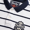 Superdry CREST STRIPE POLO OPTIC/NAVY STRIPE