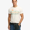 Superdry OUTDOORS MOUNTAIN RLXD TEE OFF WHITE