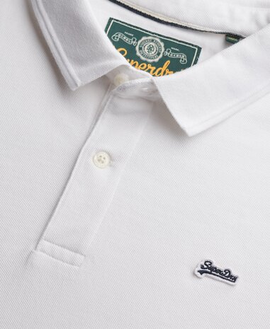 Superdry CLASSIC PIQUE POLO OPTIC