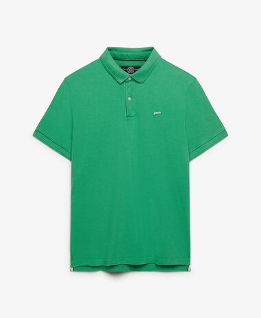 Superdry CLASSIC PIQUE POLO ISLAND GREEN