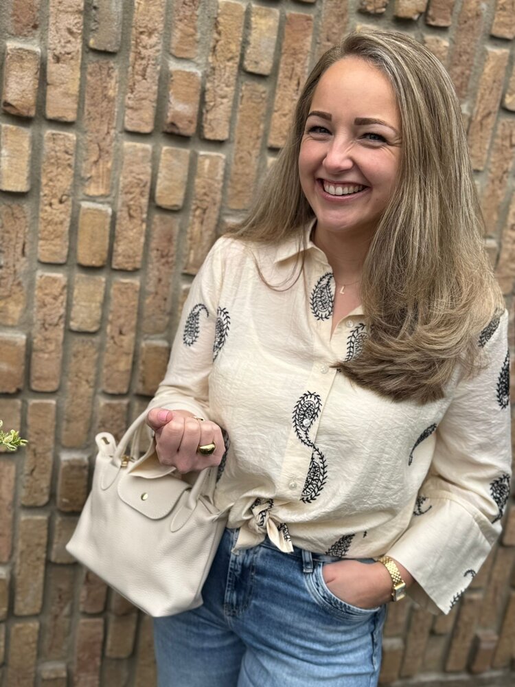 JDY JDYTHEA 7/8 EMBOIDERY SHIRT WVN