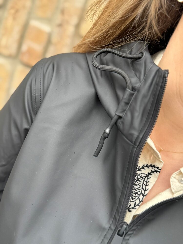 JDY JDYMULAN RAINCOAT OTW SIJ NOOS BLACK