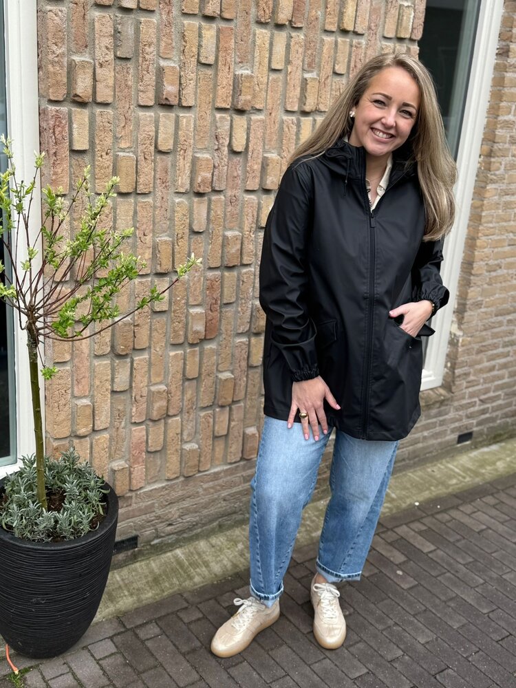 JDY JDYMULAN RAINCOAT OTW SIJ NOOS BLACK