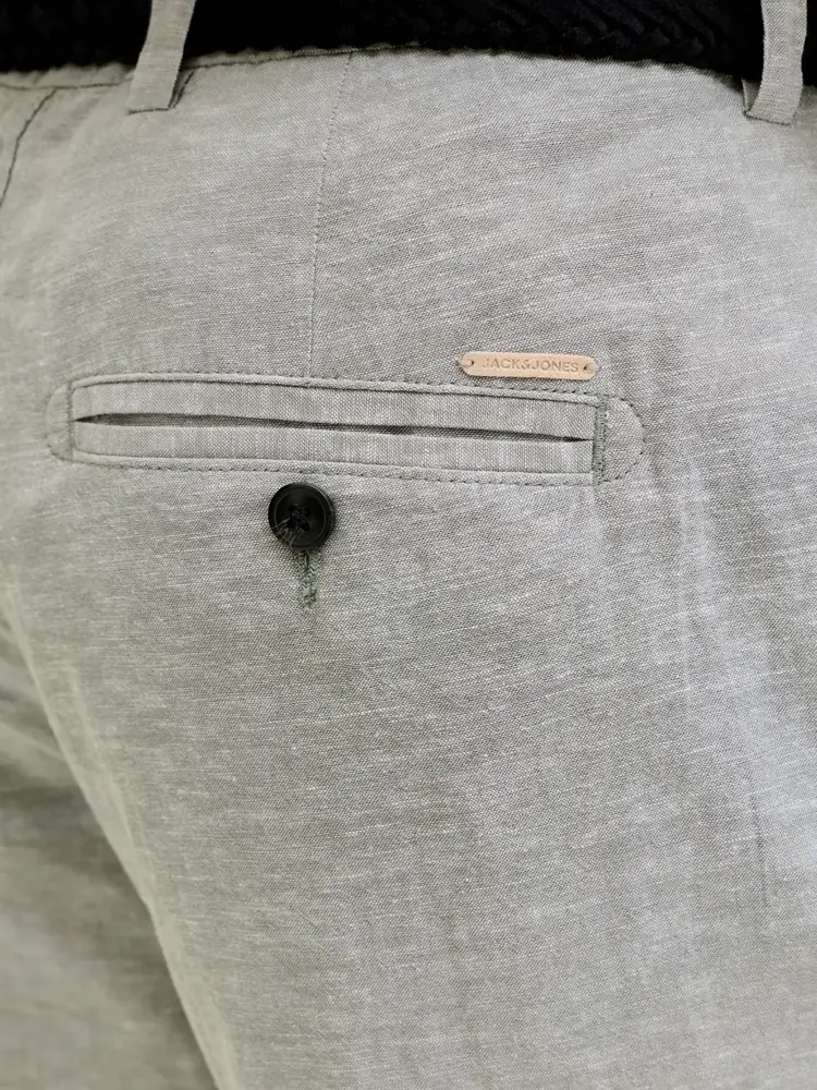 Jack en Jones JPSTACE SUMMER LINEN BLEND CHINO PANT SN DUSTY OLIVE