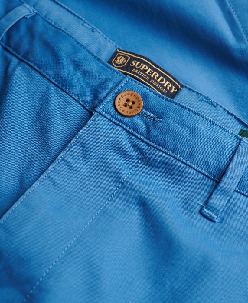 Superdry PREMIUM REGULAR CHINO SHORT CALI BLUE