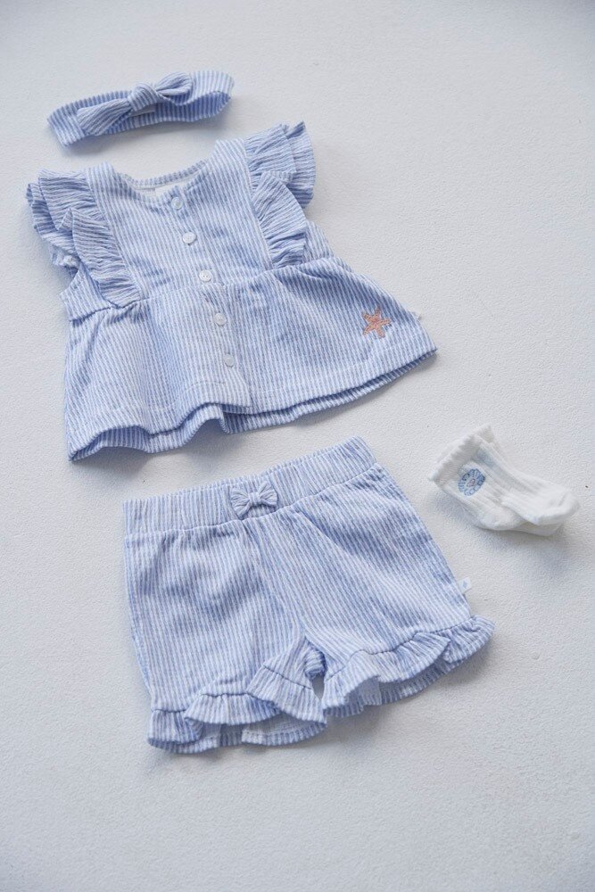 Feetje SHORT STREEP CRINKLE- SEA LA VIE- 52100473