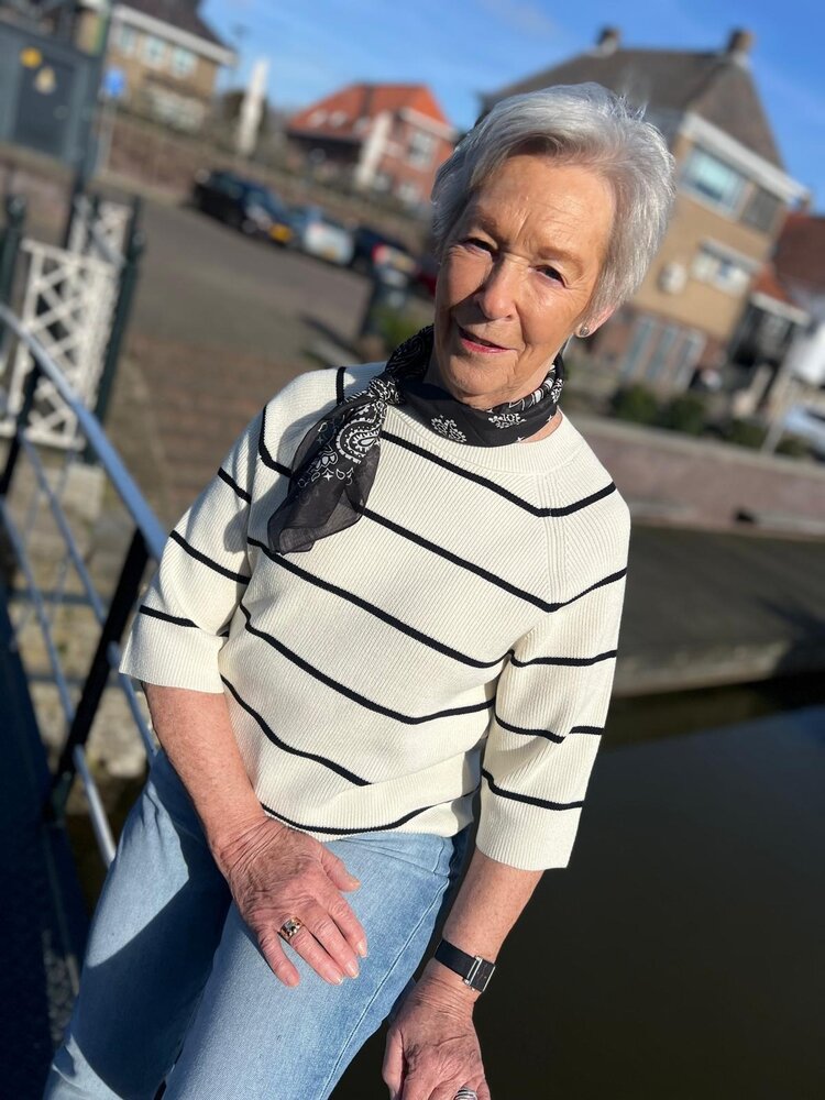 ICHI IHBOSTON MS BIRCH W BLACK STRIPE