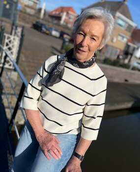 ICHI IHBOSTON MS BIRCH W BLACK STRIPE