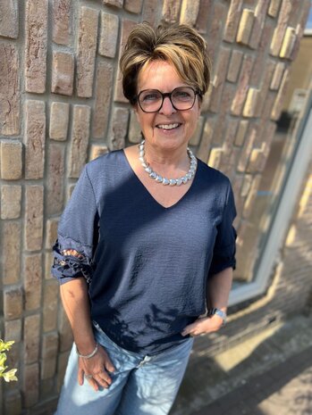 JDY JDYHANNAH 3/4 LACE TOP WVN