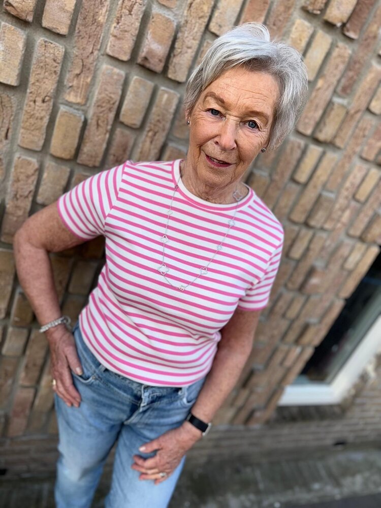 JDY JDYSOLAR S/S O-NECK TOP JRS NOOS