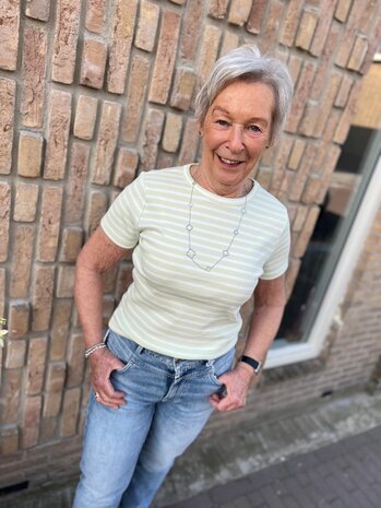 JDY JDYSOLAR S/S O-NECK TOP JRS NOOS