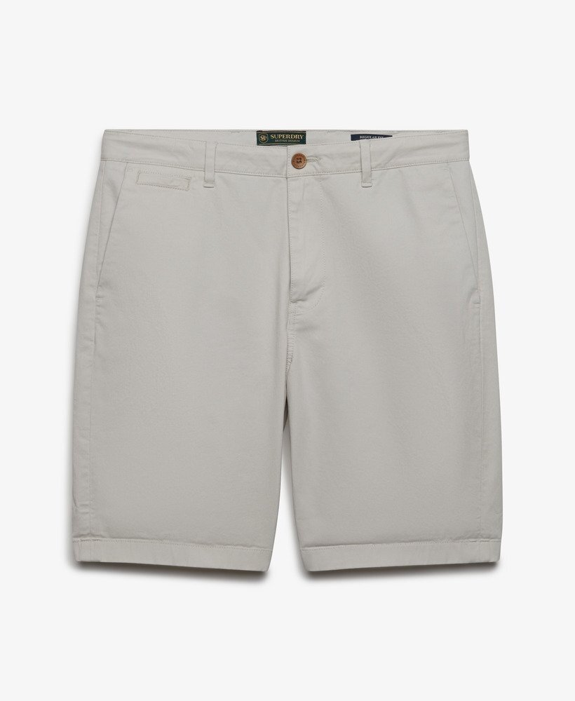 Superdry PREMIUM REGULAR CHINO SHORT RAINY DAY GREY