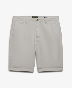 Superdry PREMIUM REGULAR CHINO SHORT RAINY DAY GREY