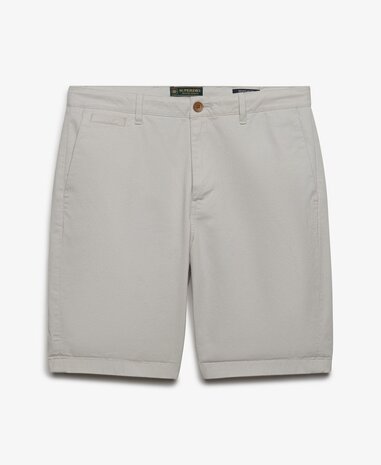 Superdry PREMIUM REGULAR CHINO SHORT RAINY DAY GREY