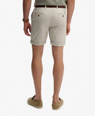 Superdry PREMIUM REGULAR CHINO SHORT RAINY DAY GREY