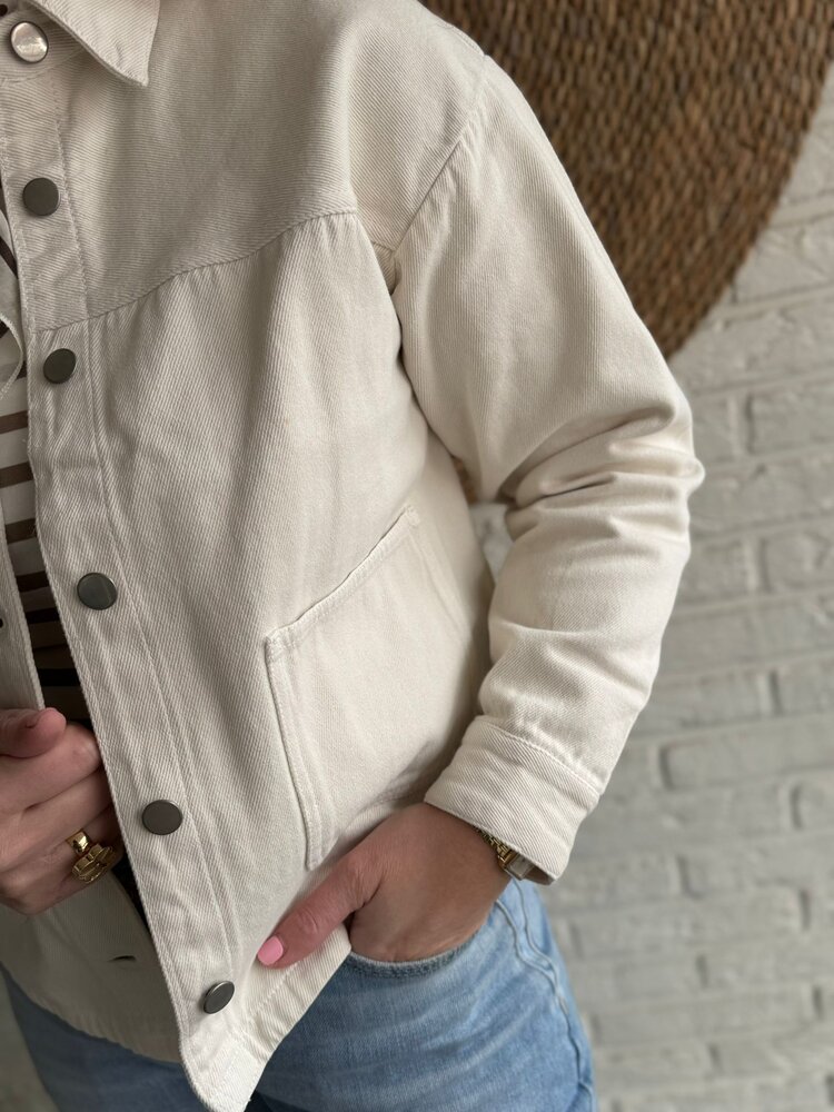 JDY JDYNOMA L/S SHACKET WVN NOOS