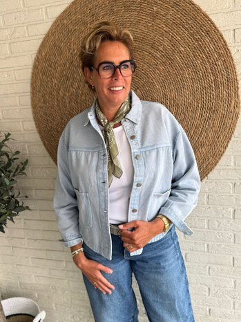 JDY JDYNOMA L/S SHACKET WVN NOOS