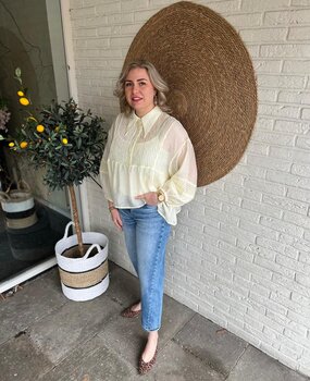 BLOUSE LOU BUTTERYELLOW ONE SIZE