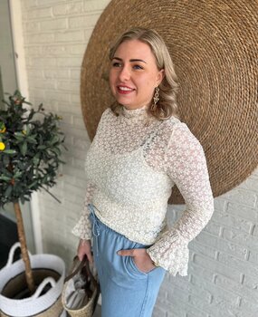 MESHTOP FLOWER ONE SIZE