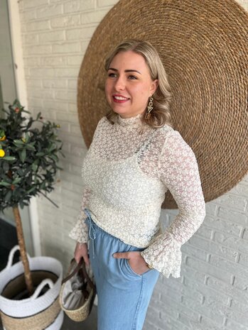 MESHTOP FLOWER ONE SIZE