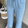 JDY JDYMIRA MW WIDE STRING PANT PNT NOOS LIGHT BLUE DENIM