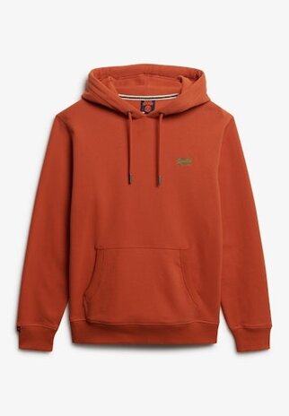 Superdry ESSENTIAL LOGO HOODIE HB AUTUMN GLAZE BROWN