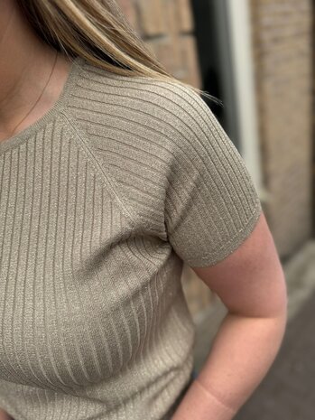 JDY JDYBODILLA S/S GLITTER PULLOVER KNT NOOS