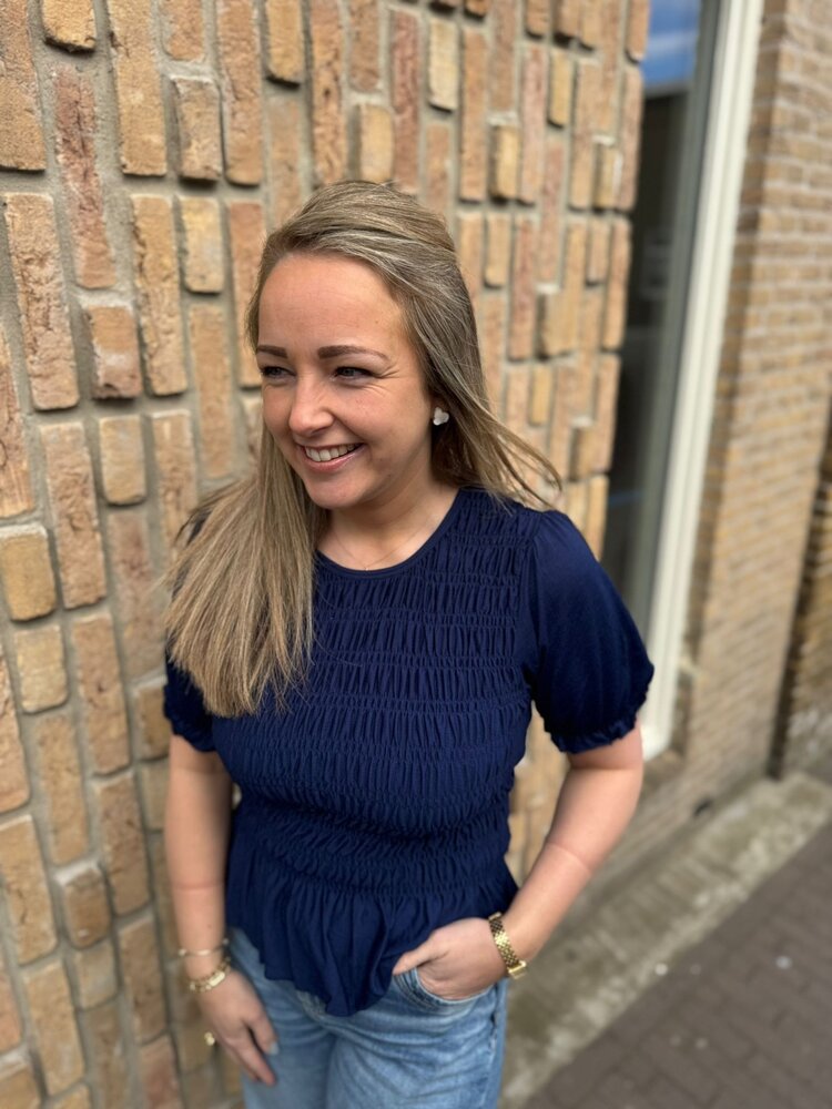 JDY JDYFELINE LIFE S/S SMOCK TOP JRS