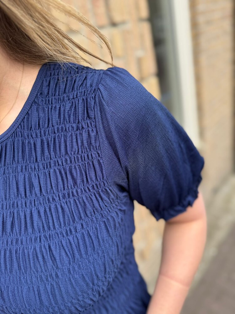 JDY JDYFELINE LIFE S/S SMOCK TOP JRS