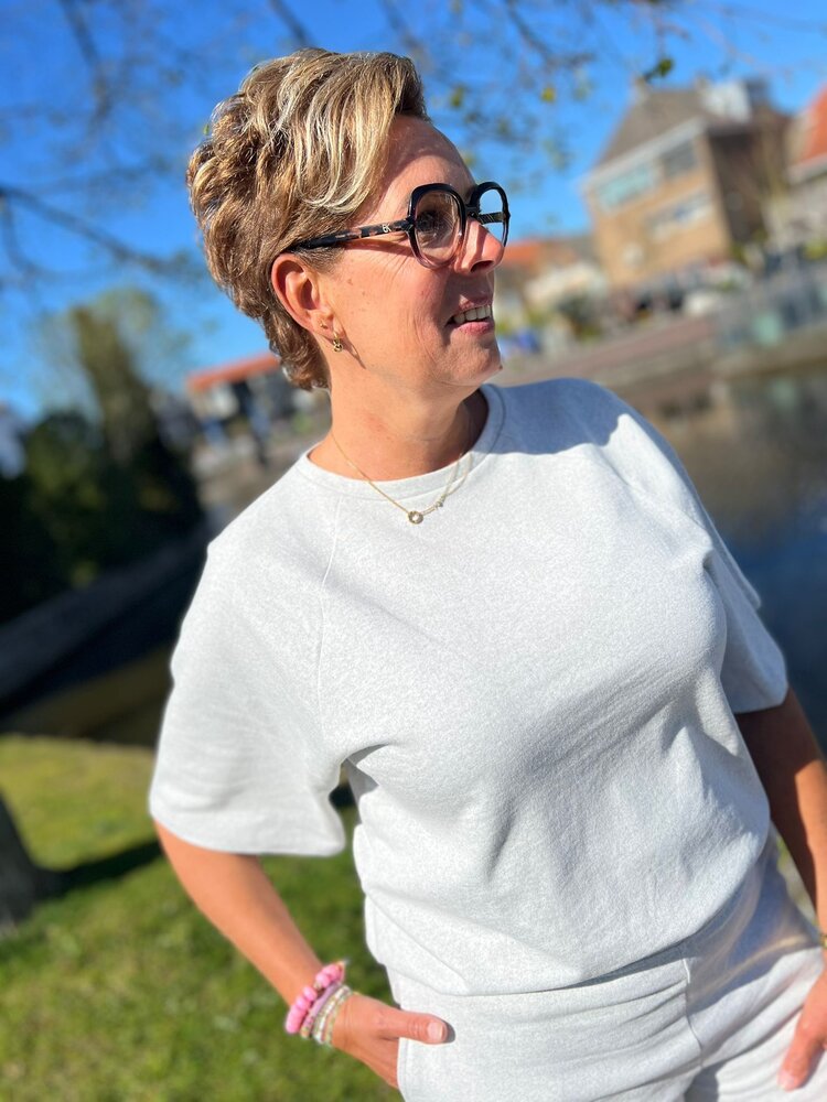 JDY JDYAMALFI LIFE S/S SWEAT JRS DIA