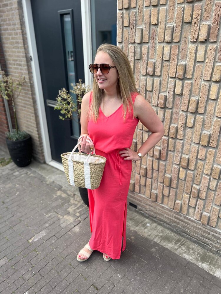 JDY JDYSAY S/L LINEN MAXI TIE DRESS WVN DIA