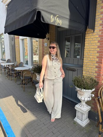 JDY JDYCARA S/L WAISTCOAT TLR OATMEAL