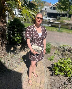 Ydence DRESS SAPHIRA DARK BROWN