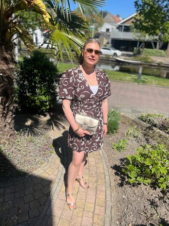 Ydence DRESS SAPHIRA DARK BROWN