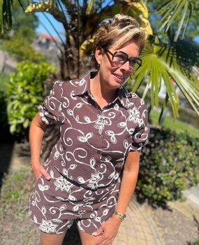 Ydence BLOUSE LEILA DARK BROWN