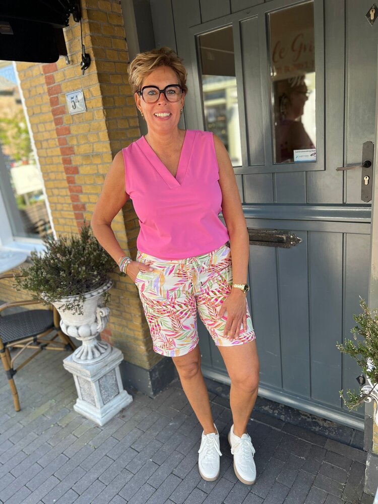 Mi Piace BERMUDA TRAVELSTOF 202589 PENCIL BRANCHES PRINT