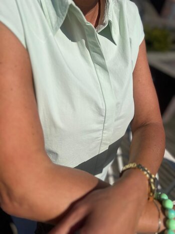 Ydence BLOUSE SABRINA SAGE GREEN