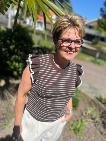 JDY JDYCARICE S/L FRILL PULLOVER KNT NOOS