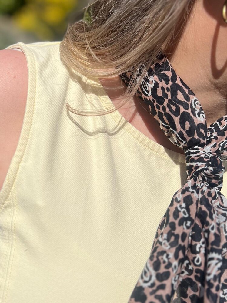 ICHI IHKATE DENIM TO ALMOND OIL