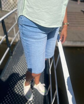 ICHI IHTWIGGY BERMUDA LIGHT BLUE