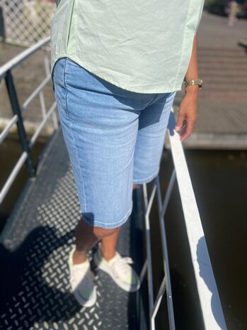 ICHI IHTWIGGY BERMUDA LIGHT BLUE