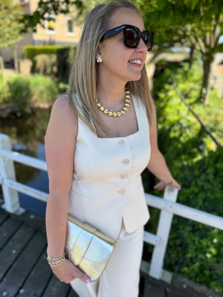 Ydence GILET ALLIE ECRU