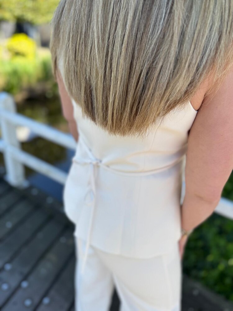 Ydence GILET ALLIE ECRU