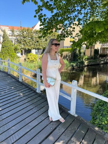 Ydence GILET ALLIE ECRU