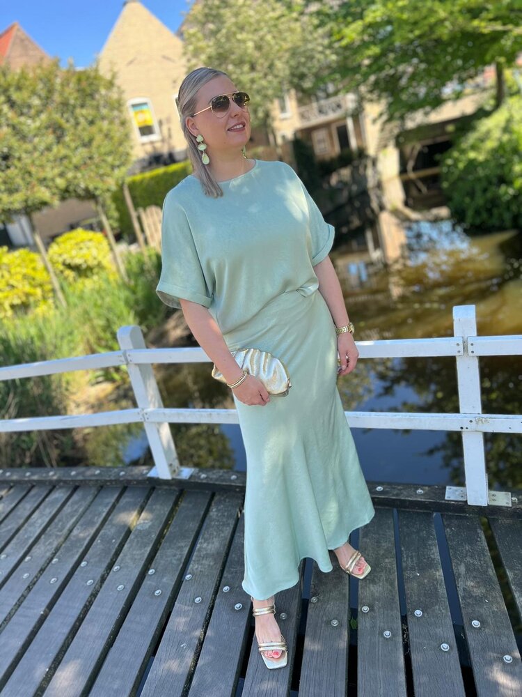Ydence SKIRT RAE SAGE GREEN