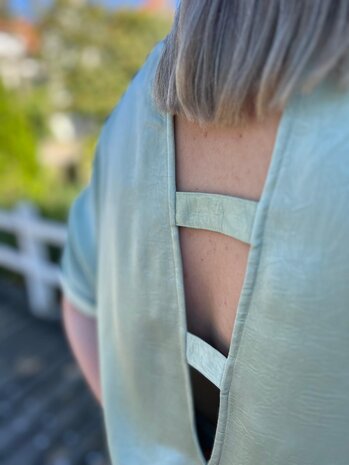 Ydence TOP PAULA SAGE GREEN
