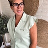 Ydence GILET JEANIE SAGE GREEN