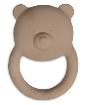 Jollein BIJTRING RUBBER TEDDY BEAR BISCUIT