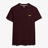 Superdry ESSENTIAL LOGO EMB TEE TAWNTY PORT MARL