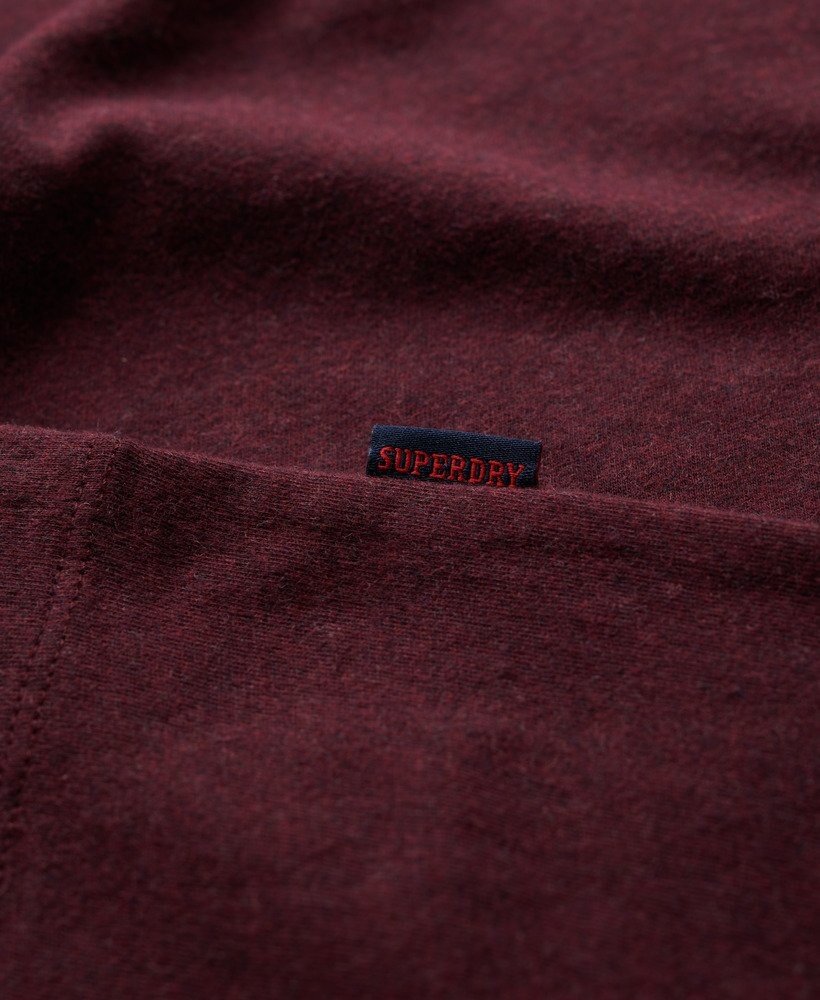 Superdry ESSENTIAL LOGO EMB TEE TAWNTY PORT MARL